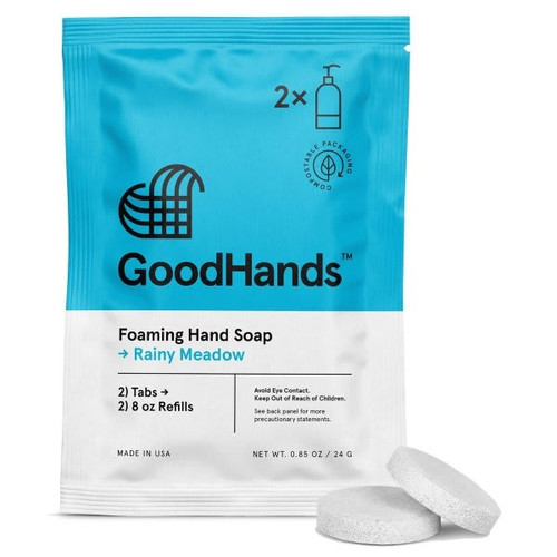 Good Hands Rainy Meadow Foaming Hand Soap Refills Package Of 6