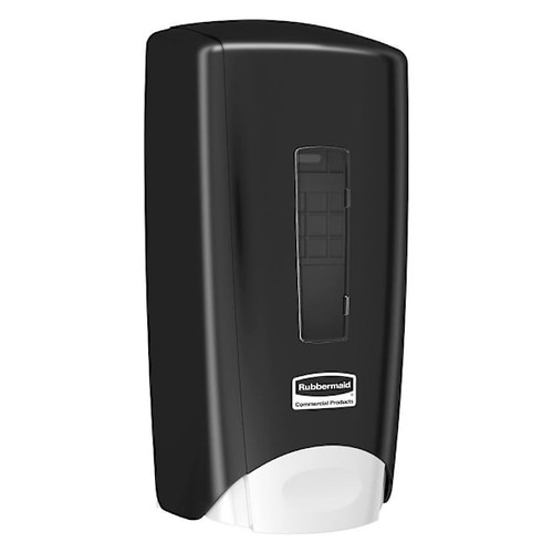 Rubbermaid Commercial Flex Manual Dispenser For Liquid Or Foam Hand Soap/Sanitizer, 1000 Ml/1300 Ml, Black, 10-Pack