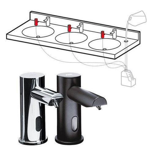 Asi American Specialties Inc. Multifeed Dispenser Matte Black Ez Fill