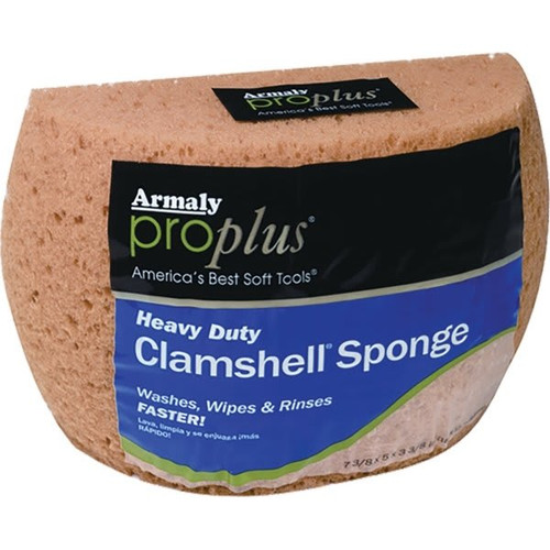 Armaly Brands 102-00008 Large Clamshell Sponge, Package Of 6