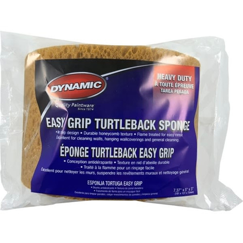 Dynamic 00027 Heavy Duty Easy Grip Turtleback Wall Cleaning Sponge