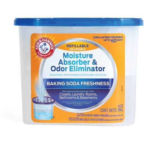 Arm & Hammer 4 Oz. Refillable Fragrance Free Moisture Absorber