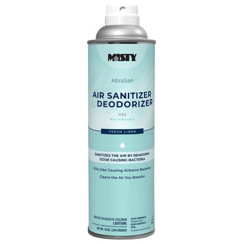 Misty 10 Oz Fresh Linen Scent Handheld Air Sanitizer/Deodorizer (12-Carton)