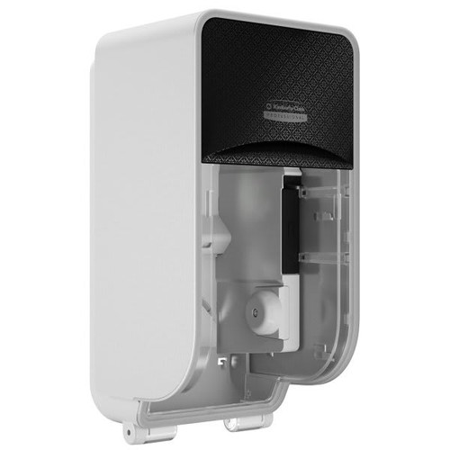 Kimberly-Clark ICON  58721 2 Roll Vertical Toilet Paper Dispenser And Faceplate (Black Mosaic)