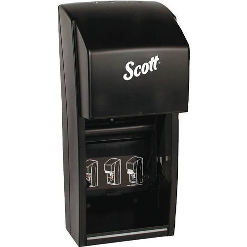 Scott Smoke Plastic Essential Srb Toilet Paper Dispenser 6.6 In. X 6 In. X 13.6 In.