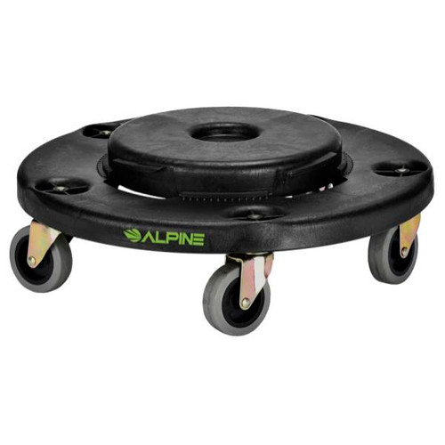 Alpine Industries Round Trash Can Dolly. Fits 20, 32, 44, 55-Gallon Trash Can ALP471-32-DOLLY