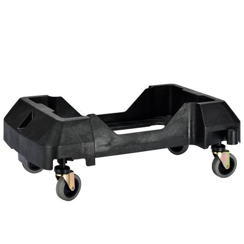 Alpine Industries Hd Interlocking Can Dolly Swivel Wheels, Black ALP477-DOLLY