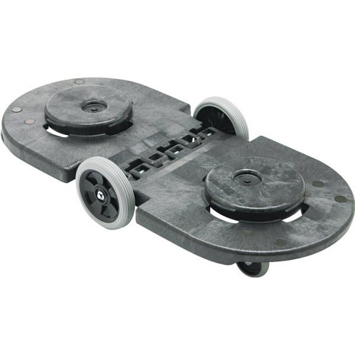 Rubbermaid Commercial Brute Tandem Trash Can Dolly (Black)