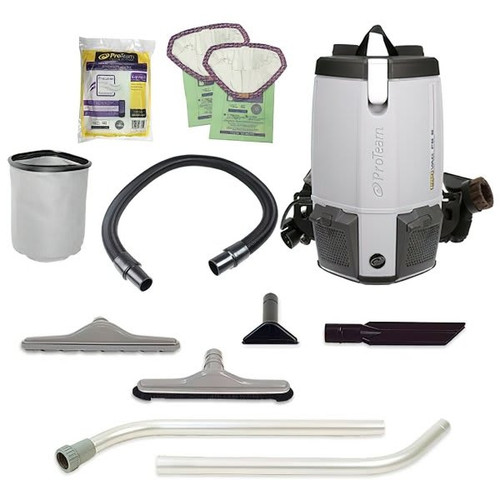 Proteam Provac Fs6 6 Quart Backpack Vacuum W/ Restaurant Tool Kit