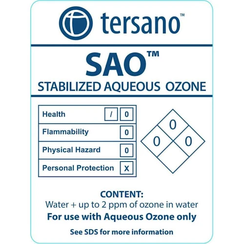 Tersano Sao Secondary Bottle Labels Package Of 100 SPSECONDLAB100
