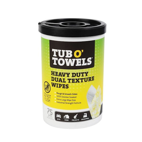 Tub O' Towelstub O' Towels Heavy Duty Dual Texture Wipe 75 Ct TW75-DT