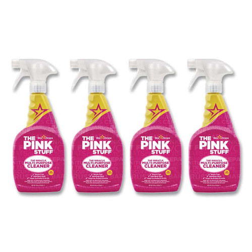 The Pink Stuff Miracle Multi-Purpose Cleaner Fruit Scent 25.4oz Bottle Case Of 4