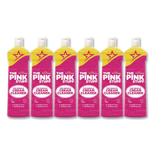 The Pink Stuff Miracle Cream Cleaner Fruity Scent 16.9 Oz Bottle Case Of 6