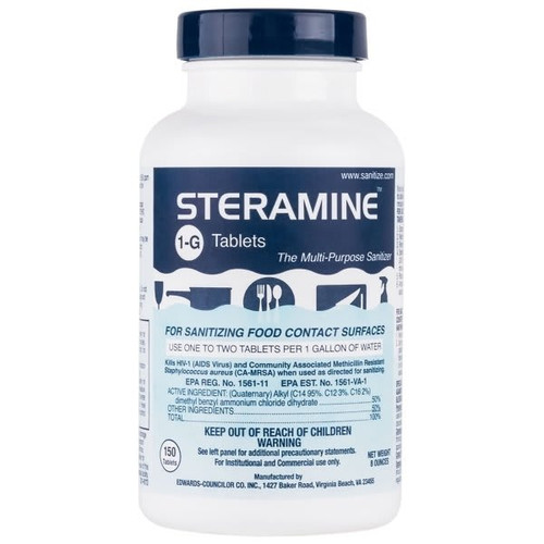 Steramine Multi-Purpose Concentrate Sanitizer Tablet (900-Case)