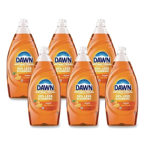 Dawn Ultra Antibacterial Dishwashing Liquid, Orange Scent, 30.8 Oz, Case Of 8
