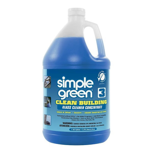 Simple Green 1 Gallon Clean Building Glass Cleaner Concentrate (Unscented)