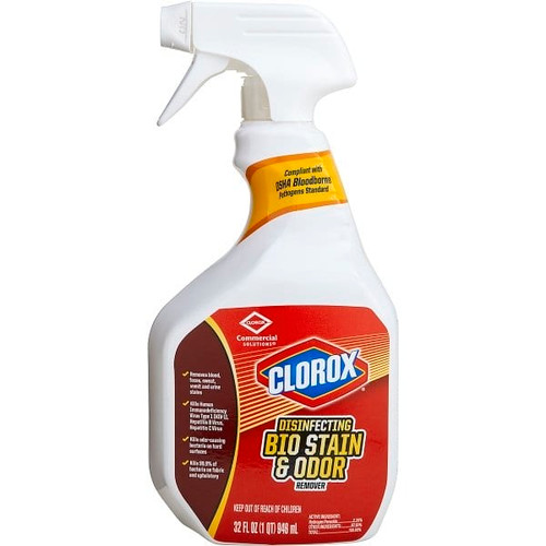 Clorox 32 Oz Fragrance Free Disinfecting Bio Stain And Odor Remover (9-Case)