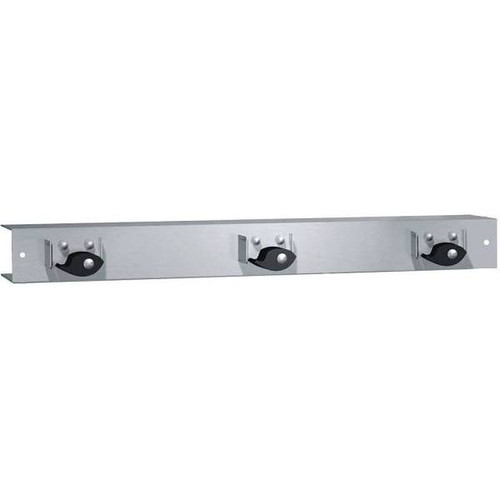 Asi American Specialties, Inc. 26 In. Stainless Steel Mop Holder Rack