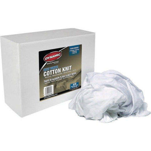 Merit Pro Dynamic 99514 #5 4 Lb Box New White Cotton Knit Wiping Cloth