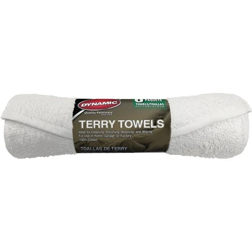 Merit Pro Dynamic 00812 14" X 17" White Terry Towel, Case Of 144