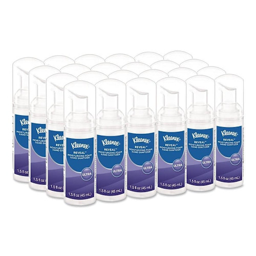 Kleenex Moisturizing Fragrance-Free Foam Hand Sanitizer, 24-Carton