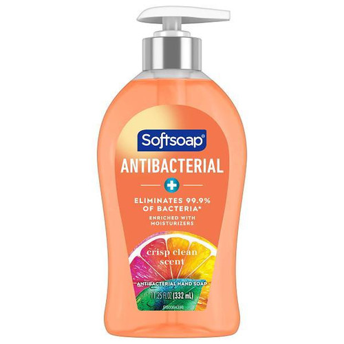 Antibacterial Hand Soap, Crisp Clean Scent, 11.25 Oz, 6/Carton