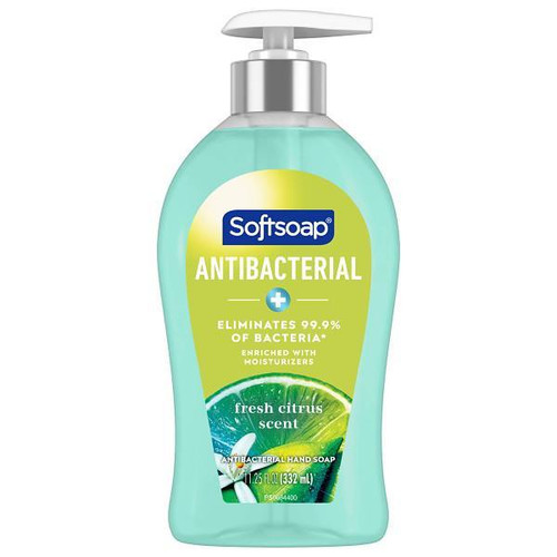 Antibacterial Hand Soap, Fresh Citrus Scent, 11.25 Oz, 6/Carton