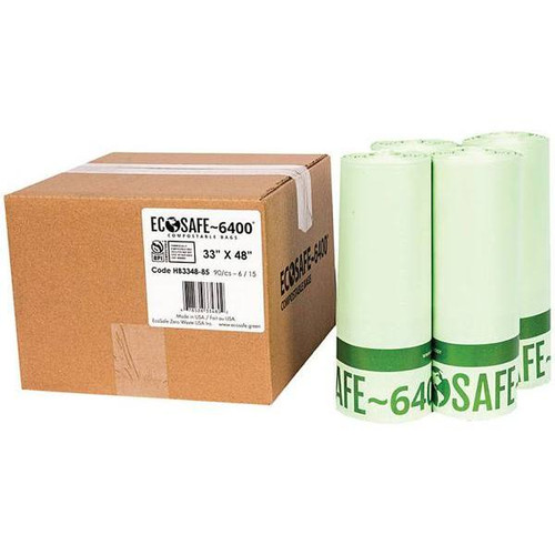 39 Gal. 0.85 mL Compostable Can Liners 33 In. X 48 In. (90-Case)