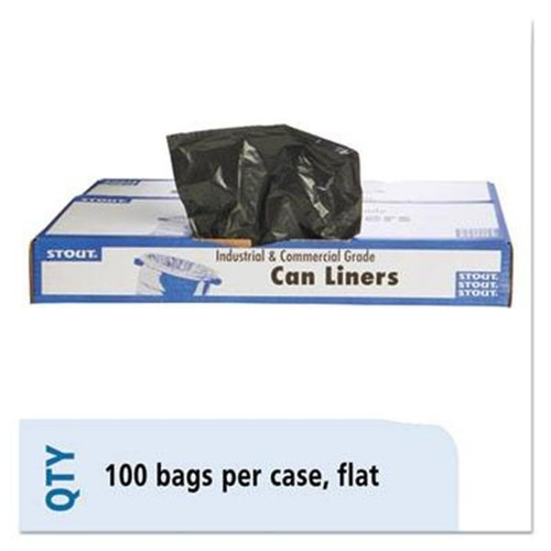 Envision 55-60 Gal 1.5 mL Heavy-Duty Trash Bag (100-Carton) (Brown/Black)