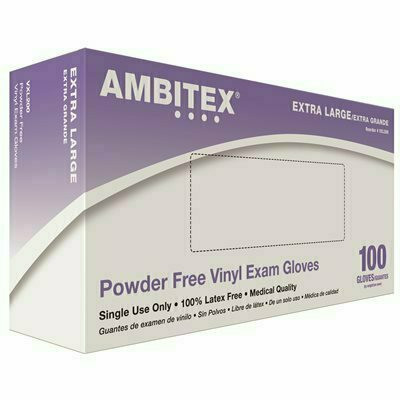 Ambitex Glv Vnyl Pf Xlg Package Of 100