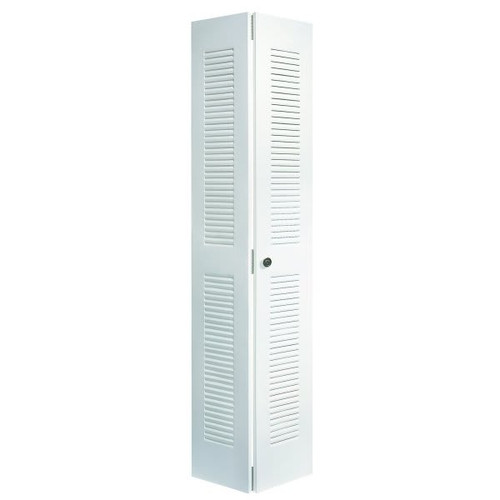 Dunbarton 27 X 80-1/2 In. Louver Ii Bi-Fold, White