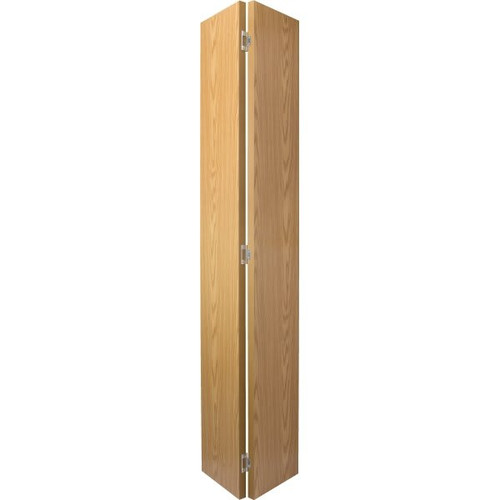 Masonite 30 In. X 80 In. X 1-3/8 In. Unfinished Wood Veneer Flush Hollow Core Alpine Oak Bifold Interior Door