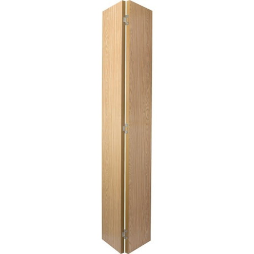 Masonite 30 In. X 80 In. X 1-3/8 In. Unfinished Wood Veneer Flush Hollow Core Strand Oak Bifold Interior Door