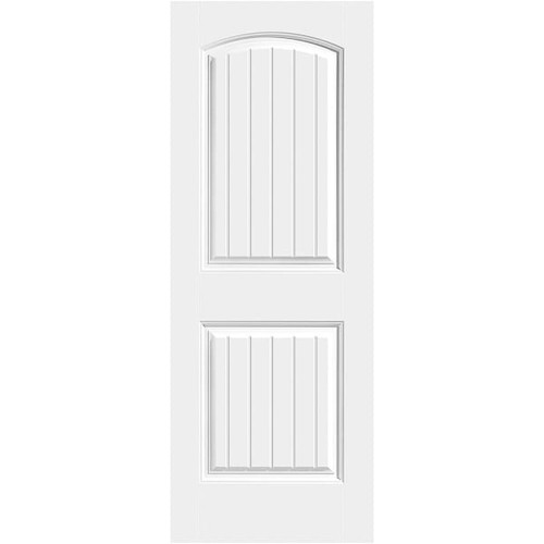Masonite Cheyenne 2 Panel Hollow Core Primed Molded Door Slab, 24" X 80"