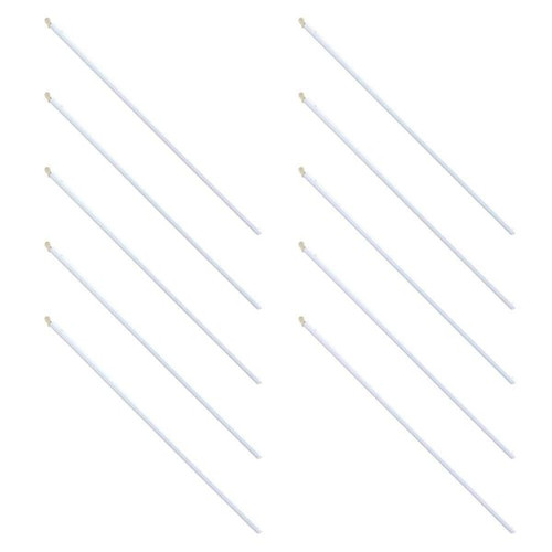 Champion 10 Pack, 30 In. Wand For 1 In. Vinyl Blinds, White