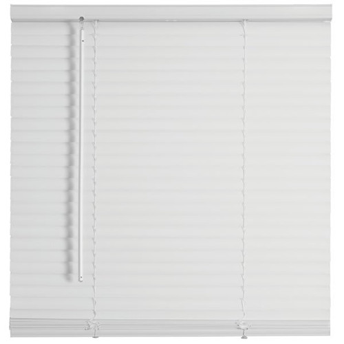 Champion 1 In. Vinyl 72 In. X 72 In. Light Filtering Blind, White