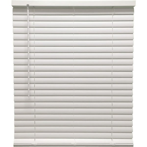 Champion 2 In. Vinyl 29 In. X 60 In. Room Darkening Blind, White