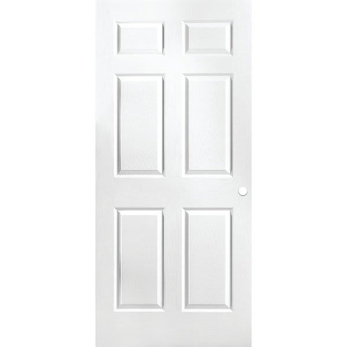 Masonite 36 In. X 80 In. 1.375 In. Primed 6-Panel Hollow Core Composite Slab Interior Door