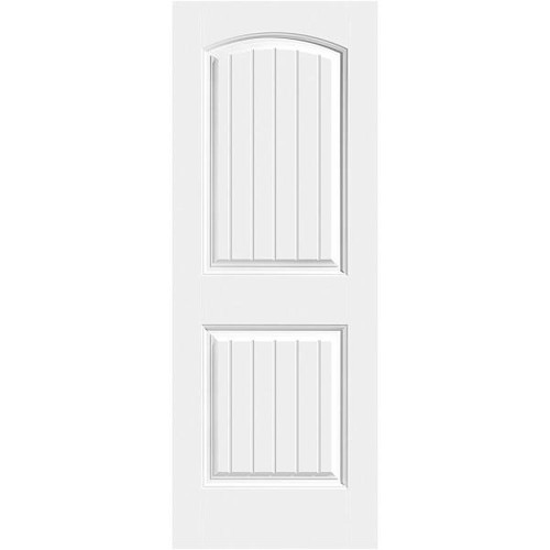 Masonite Cheyenne 2 Panel Hollow Core Primed Molded Door Slab, 30" X 80"