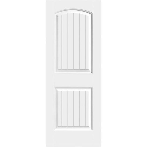 Masonite Cheyenne 2 Panel Hollow Core Primed Molded Door Slab, 36" X 80"
