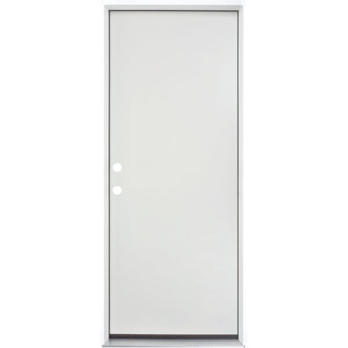 36x80" Flush Steel Prehung Right Hand Door