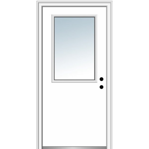Mmi Door 1/2 Lite 32" X 80" Lh-In Clear On 4-9/16" Finger-Jointed Primed Frame
