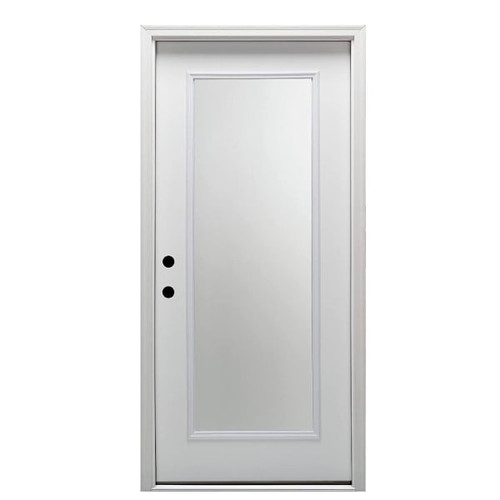 Mmi Door 36"X80" RH Full-Lite Clear Glass Prehung Front Door On 6-9/16" Frame