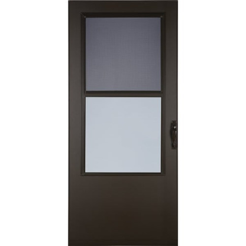 Larson 32 In Life-Core Reversa Wood Screen Storm Door (Brown)