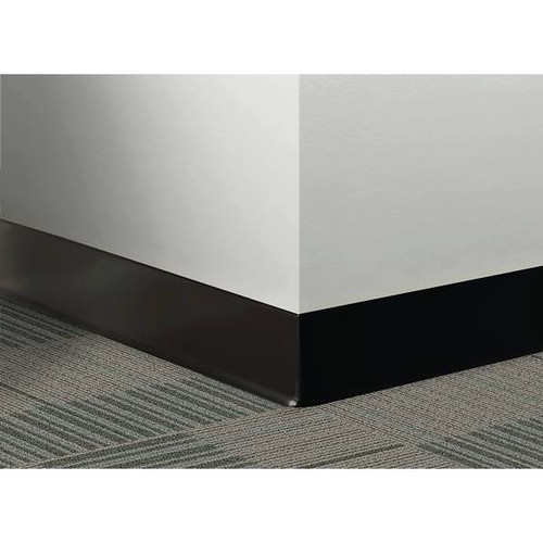 Tarkett 2.5 In X 4 Ft Black Vinyl Wall Base Case Of 30