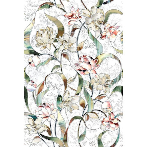 Artscape Window Film, Begonia, 24" X 36"