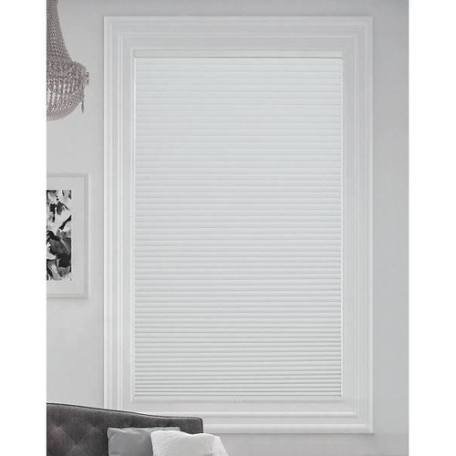 BlindsAvenue 30 In. X 48 In. Blackout Cellular Honeycomb Shade W/ 9/16 In. Single Cell (White)
