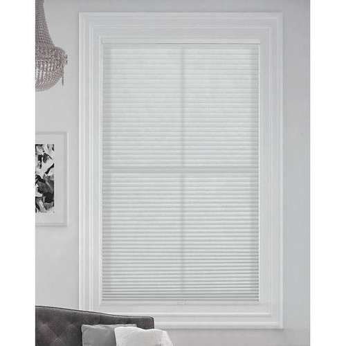 BlindsAvenue 30 In. X 48 In. Cordless Light Filtering Cellular Shade (White)