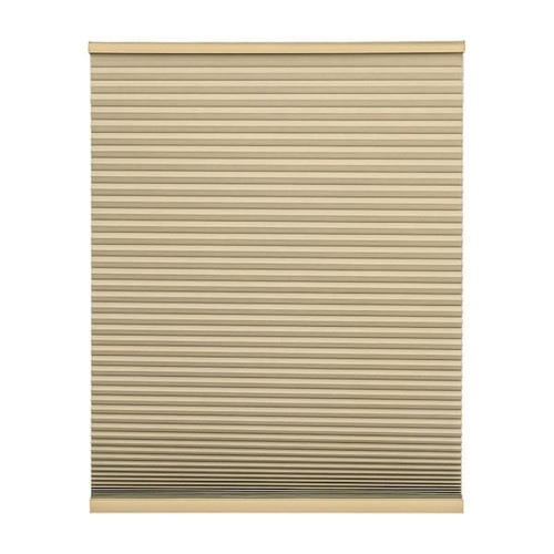 Champion Tan Cordless Blackout Cellular Shade 72x64"
