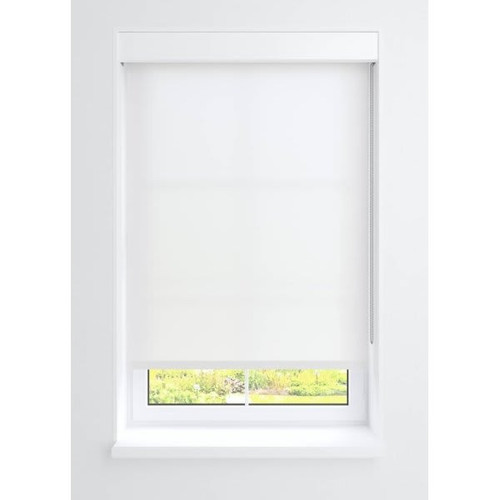 Fabtex Manual Roller Shade For Windows 48"-60"W X 72"H 1% Chalk